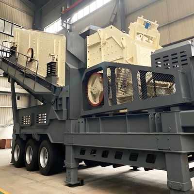 150tph Crawler Mobile Stone Impact Crusher Precios de la línea de trituración de rocas agregadas