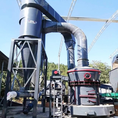 Molino de molienda de alta capacidad Raymond con certificación Min Tamaño terminado mm 0,045 mm