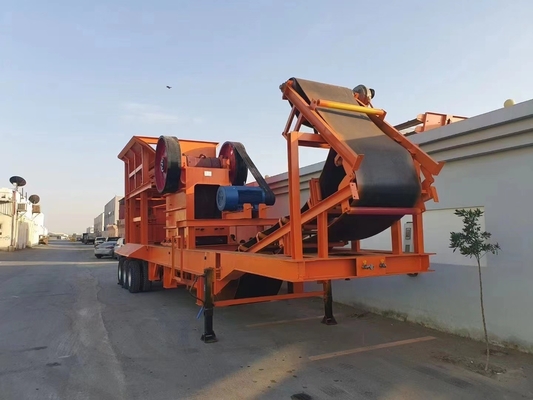 80-200tph Capacidad de piedra caliza PE750*1060 trituradora de mandíbula portátil para canteras y minería