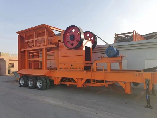80-200tph Capacidad de piedra caliza PE750*1060 trituradora de mandíbula portátil para canteras y minería