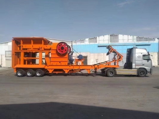 80-200tph Capacidad de piedra caliza PE750*1060 trituradora de mandíbula portátil para canteras y minería