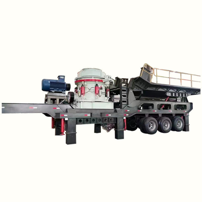 Máquina de trituración de mandíbula móvil de mineral de piedra caliza 91,5 kW Instalación bajo orientación técnica