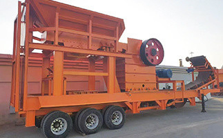 Máquina de trituración de rocas con motor móvil de 69 mandíbulas montado semiautomático con potencia de 91,5 kW