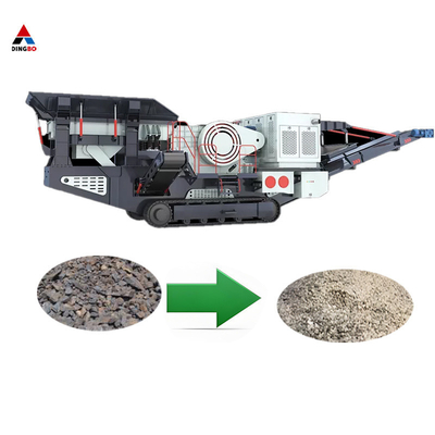 Trituradora móvil de piedra de 60-300 Tph con tecnología avanzada y bajo costo de mantenimiento