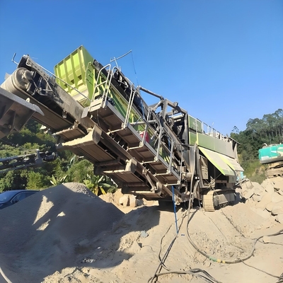 Trituradora móvil de piedra de 60-300 Tph con tecnología avanzada y bajo costo de mantenimiento