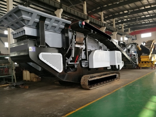 El exportador chino ofrece conveniente minería de rastreo de la trituradora de impacto móvil