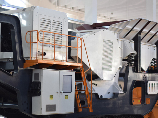 Trituradora móvil de hormigón de 70-700 tph con motor diesel y asistencia postventa de 1 año