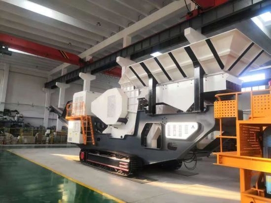 Perfecto servicio postventa tipo de arrastrador trituradoras de impacto móviles para granito y piedra caliza
