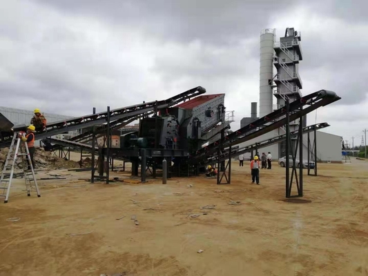 Instalación Fabricación de trituradoras de mandíbulas móviles con suministro permanente de piezas de repuesto