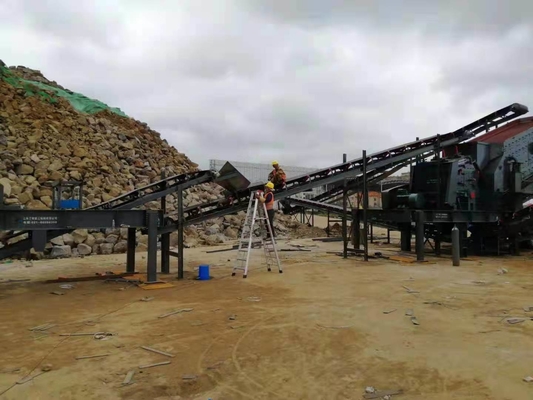 Instalación Fabricación de trituradoras de mandíbulas móviles con suministro permanente de piezas de repuesto
