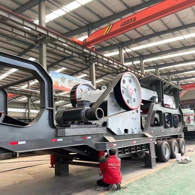 La línea de trituradora de piedra con potencia de motor de 70-297kw