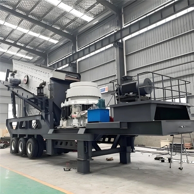 línea de producción de piedra de 70-300tph Crawler trituradora móvil de cono con tecnología avanzada