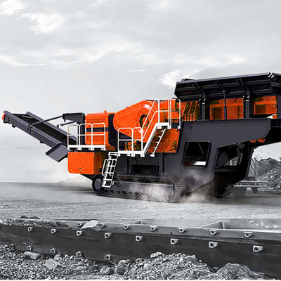 150tph Crawler Mobile Stone Impact Crusher Precios de la línea de trituración de rocas agregadas