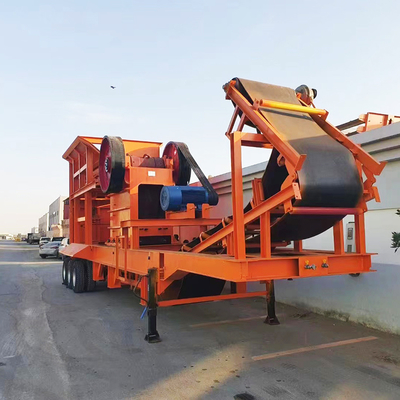 Instalación de una estación de trituración de mandíbulas móviles multifunción bajo orientación técnica
