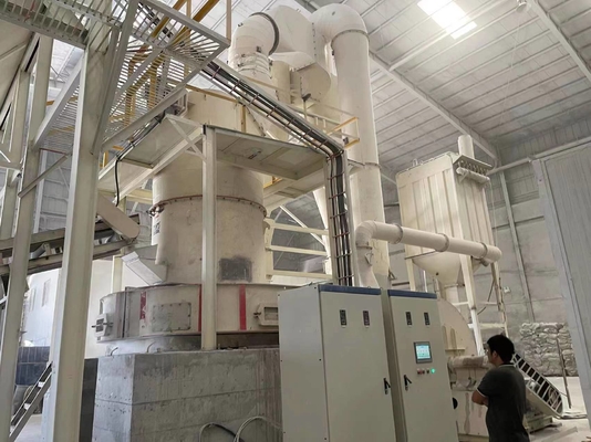 3r 4r 5r Molino de molienda de piedra caliza y yeso Raymond con velocidad de rotación de 17-19 r/min