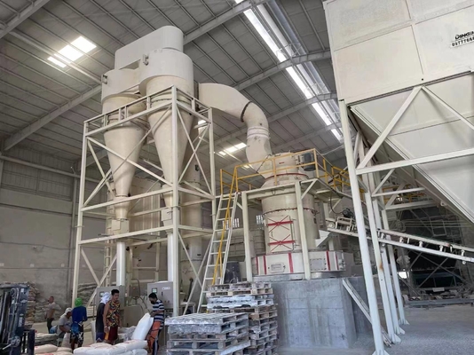 3r 4r 5r Molino de molienda de piedra caliza y yeso Raymond con velocidad de rotación de 17-19 r/min