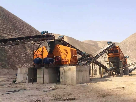 Planta de la línea de trituración de mandíbula estándar para la producción de agregados de piedra minera dentro del mercado