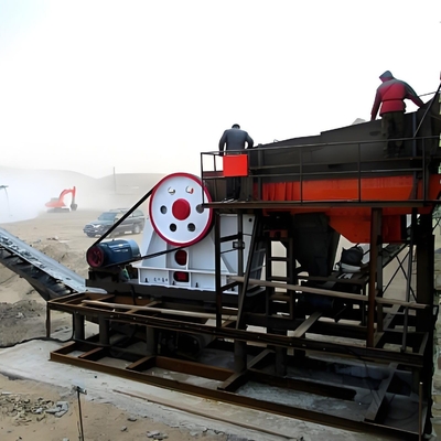 Triturador de mandíbulas de roca/minero/minería con tamaño de entrada de 0-410 mm y servicio postventa de 1 año