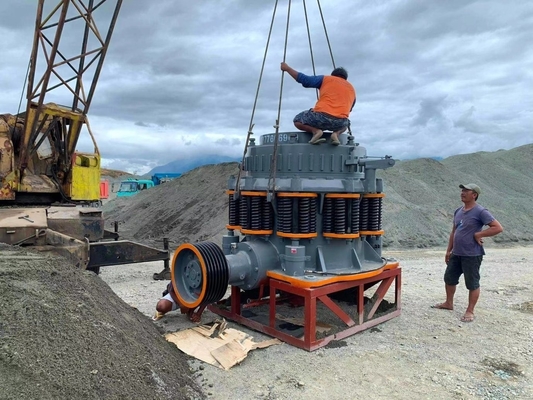 30-280kw de potencia del motor de personalización del cone de primavera trituradora para el mineral de dureza media quebradizo