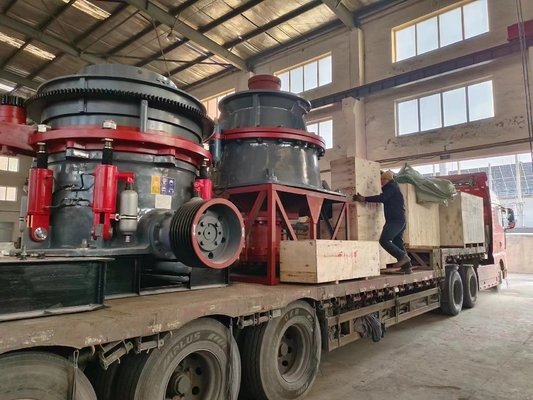 30-280kw de potencia del motor de personalización del cone de primavera trituradora para el mineral de dureza media quebradizo