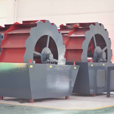 Lavadora de arena de ruedas de consumo de agua de 20 a 60 t/h para diversas industrias