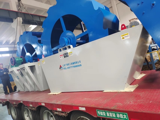 Lavadora de arena de ruedas con velocidad de rotación 5-21r/min Tipo de motor Motor CA