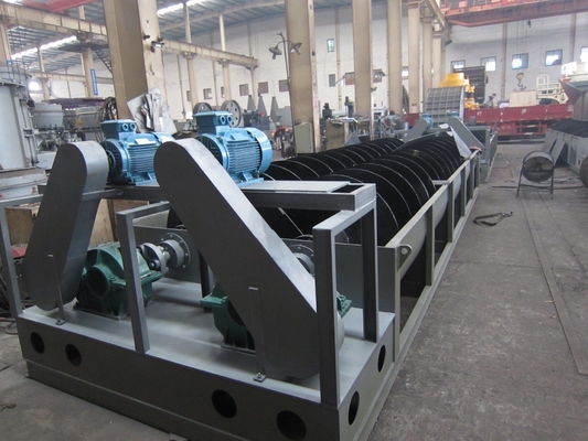 Lavadora de arena en espiral con capacidad T/H 100-350tph dentro de la potencia del motor 11-18.5kw