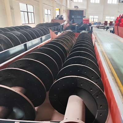 Lavadora de arena en espiral con velocidad de rotación de 17-21r/min y instalación de guía técnica