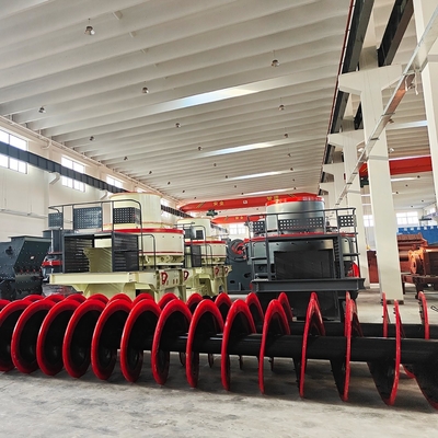 Lavadora de arena en espiral con velocidad de rotación de 17-21r/min y instalación de guía técnica