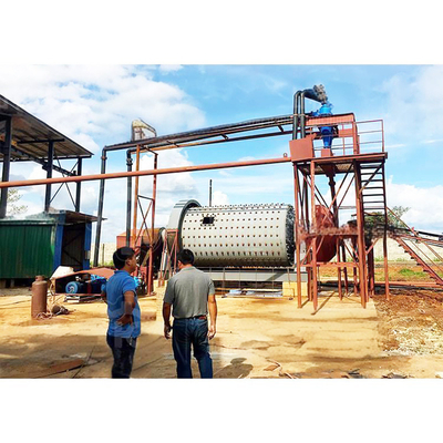1-50 Tph Molino de bolas de piedra caliza con un peso bruto de 16000 kg